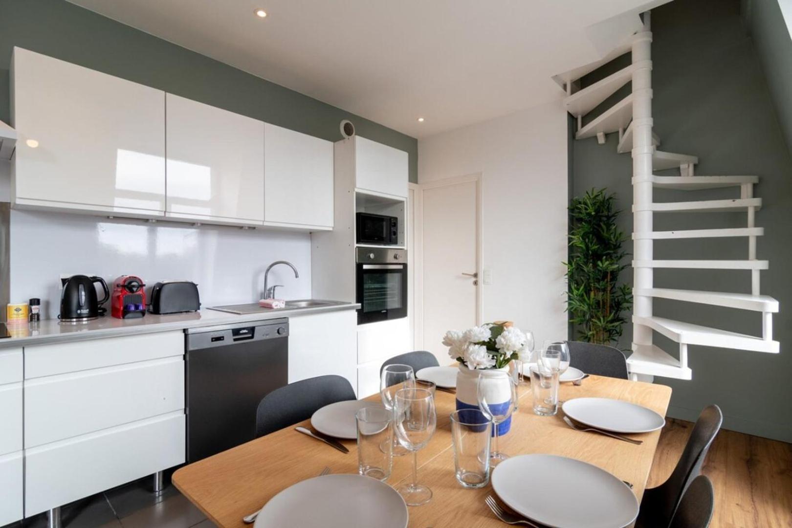 Marcq En Baroeul - Superb Apartment + Parking ภายนอก รูปภาพ