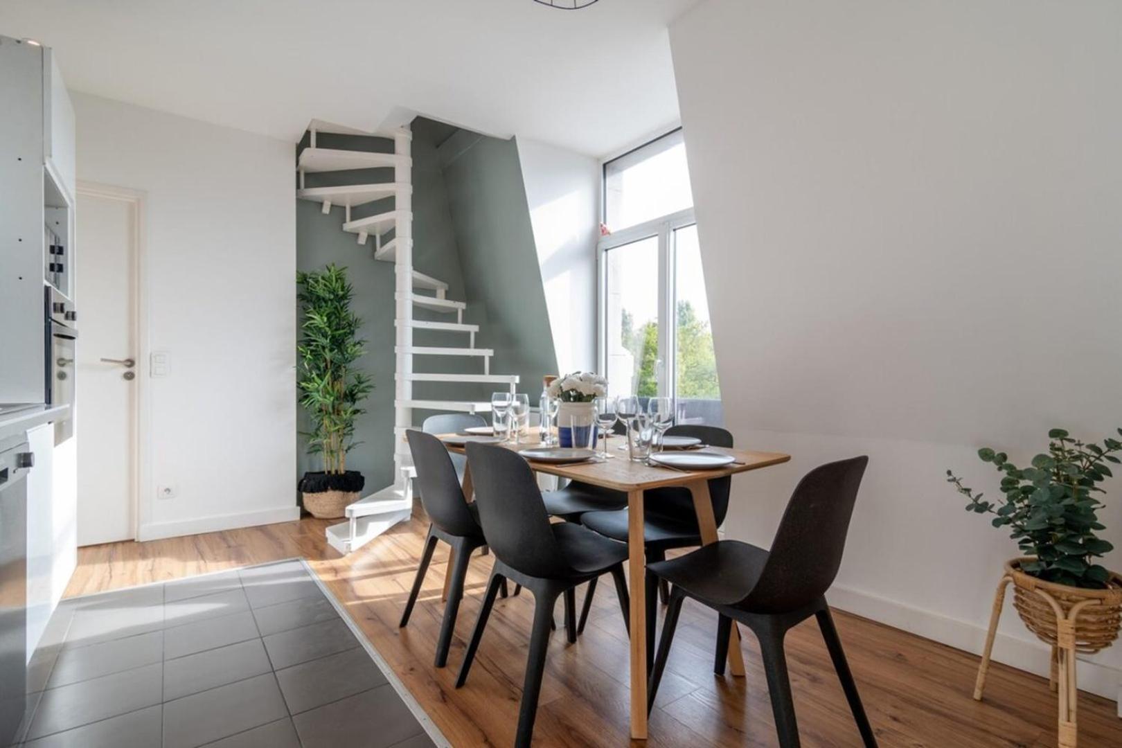 Marcq En Baroeul - Superb Apartment + Parking ภายนอก รูปภาพ